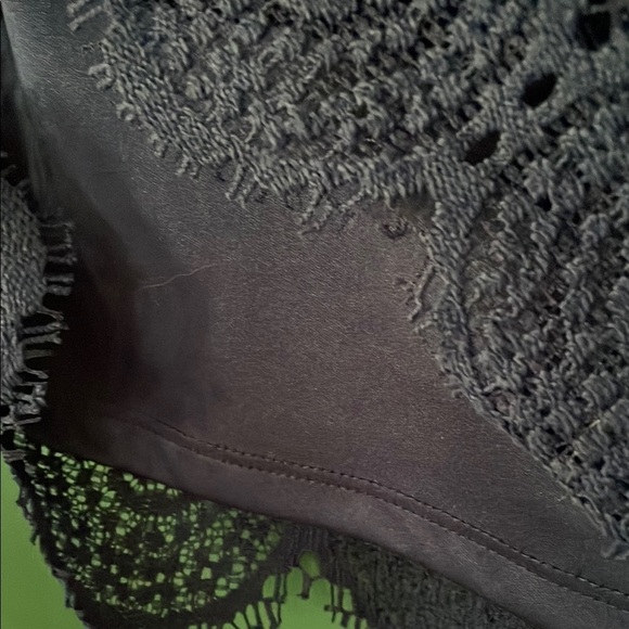 Laundry By Shelli Segal Women's 4 Navy Lace Cocktail Dress Formal - Picture 3 of 6